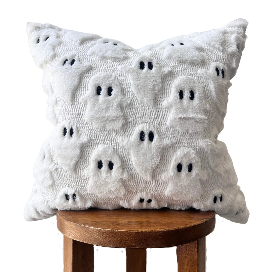 Spooky Ghost Pillow Cover