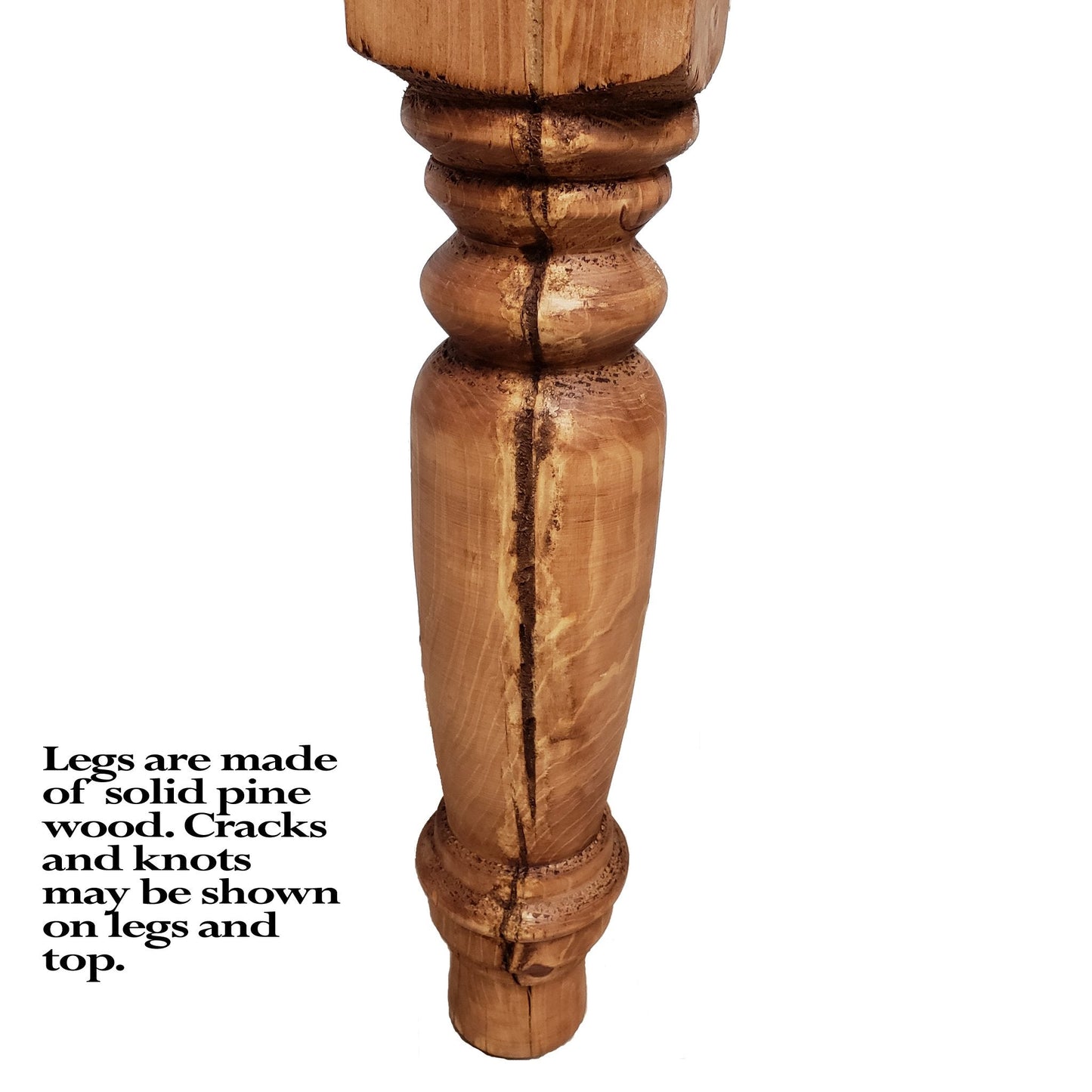 Oasis 6' Dining Table set with 6 Gran Hacienda Chairs in Chestnut finish