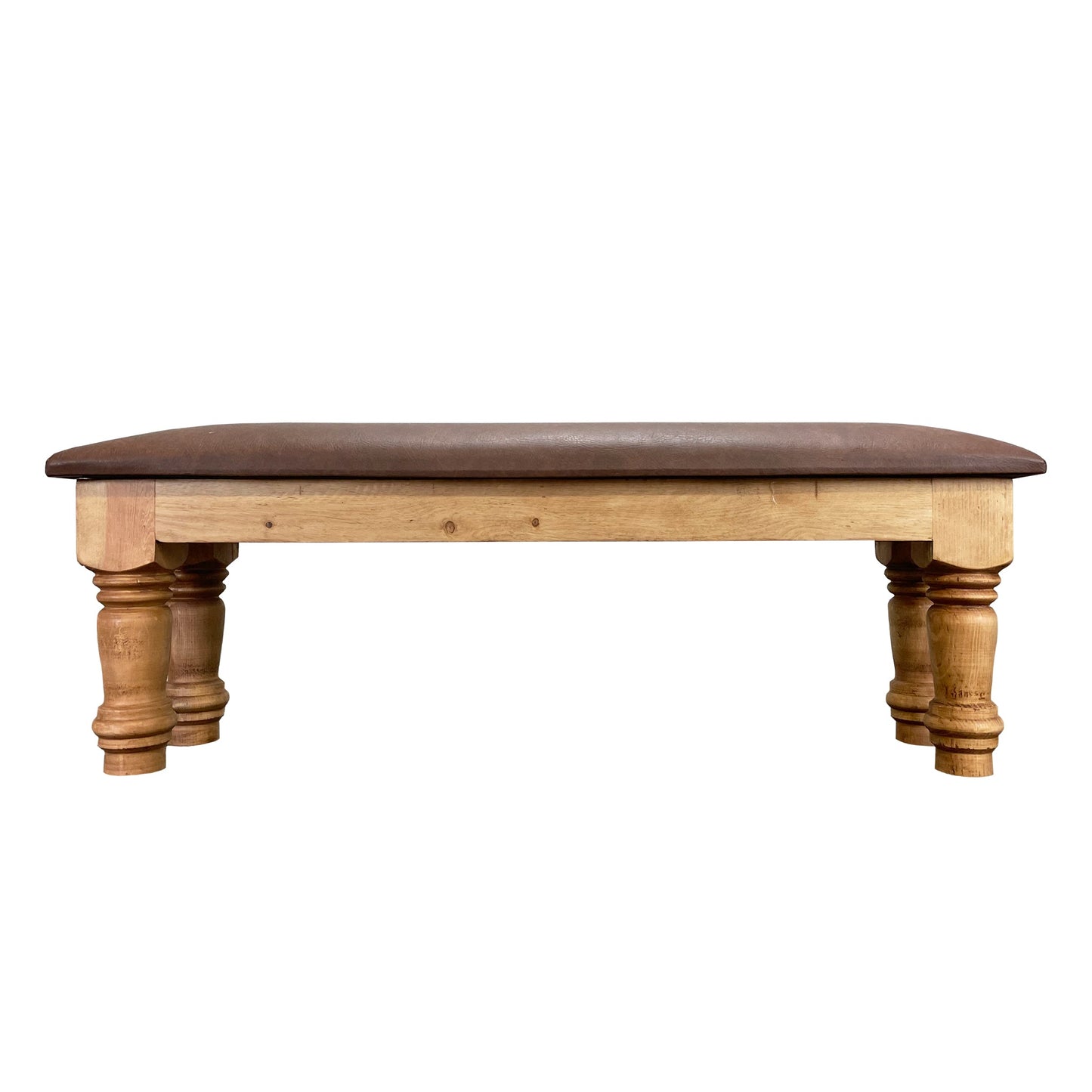 Santa Rita Rustic Bench with Cushion